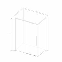 Душевой уголок RGW SV-42-1B (SV-12B + Z-060-2B) прямоугольный  100*100*195 323242100-014 профиль Чёрный стекло Прозрачное 6 мм RGW