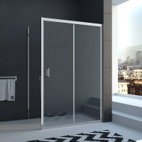 Душевой угол раздвижной прямоугольный RV046-100100-01-C5 1000х1000х1850 Цвет профиля Хром Стекло Прозрачное Veconi
