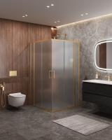 Душевой уголок, прямоугольный MOLVENO-A-22-90+20-P-BORO 1100x1100x1950 Cezares