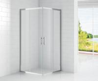 Душевой уголок, квадратный ECO-O-A-2-80-P-Cr 800x800x1900 Cezares
