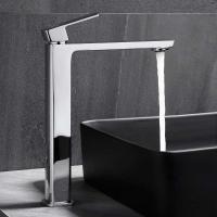 Смеситель для накладной раковины однорычажный цвет хром VBF-1N2CH VINCEA