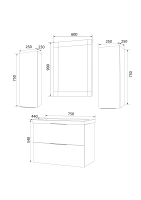 Пенал Liriya 25П 1д. Blue marble L