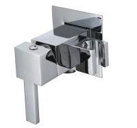 Смеситель для душа и гигиенического душа со штуцером с держателем  CZR-DA2-01 Хром   Cezares