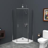 Душевой уголок пятиугольный 1000x1000x1950 UNO-195-P-1-100-C-Cr BELBAGNO