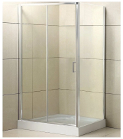 Душевой уголок прямоугольный UNO-195-AH-1-100/80-C-Cr 1000x800x1950 BelBagno