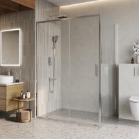 Душевой уголок прямоугольный LUCE-AH-1-140/100-C-Cr 1400x1000x1950 BelBagno