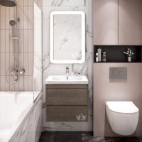 Зеркало с подсветкой ART&MAX LATINA AM-Lat-550-800-DS-F ART&MAX