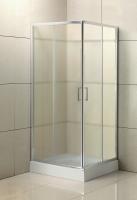 Душевой уголок квадратный UNO-195-A-2-90-P-Cr 900x900x1950 BelBagno