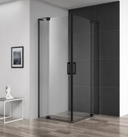 Душевой уголок прямоугольный SLIDER-A-2-70/80-C-NERO (700-800)x(700-800)x1950 Cezares