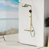 Душевая стойка 3-х функциональная цвет брашированное золото VSFS-4AS1BG VINCEA