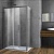 Душевая уголок прямоугольный Soft VSR-3SO9012CLGM 1200х900x1950 цвет вороненая сталь стекло прозрачное Vincea