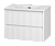 RIVA - 70 Тумба подвесная с 2 ящ. белый + раковина УТ000026197 Brevita