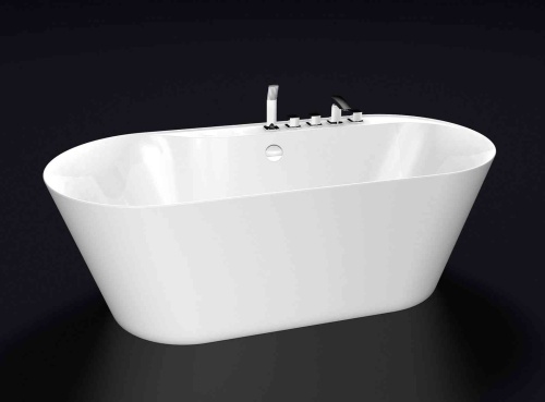 Отдельностоящая, овальньная акриловая ванна 1795x845x600 BB14 BELBAGNO