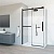 Душевой уголок прямоугольный Como Soft VSR-1CS8012CLB 1200x800x1950 цвет черный стекло прозрачное Vincea