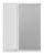 BALATON - 65 Зеркало-шкаф левый, белый BAL-04065-01-Л Brevita